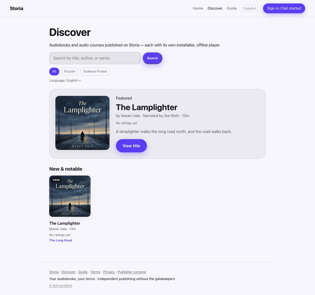 A catalogue people can actually browse